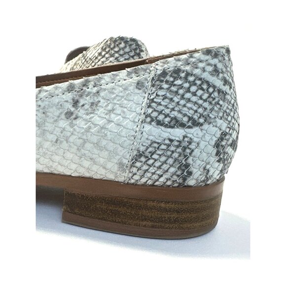 Franco Sarto Clarise2 Snake Print Leather Loafers Womens Shoes Size 8.5 slip-on - Picture 10 of 14